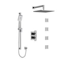 Riobel KIT#483USC - Type T/P (thermostatic/pressure balance)  3/4'' double coaxial system with hand shower r