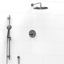 Riobel KIT5423C-EX - Type T/P (thermostatic/pressure balance) 1/2'' coaxial 2-way system with hand shower and