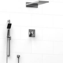 Riobel KIT8045C-SPEX - Type T/P (thermostatic/pressure balance) 1/2'' coaxial 3-way system with hand shower rai