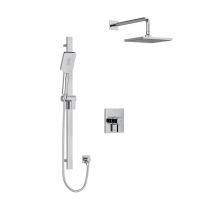 Riobel KIT323PFTQC-6-EX - Type T/P (Thermostatic/Pressure Balance) 1/2'' Coaxial 2-Way System With Hand Shower And