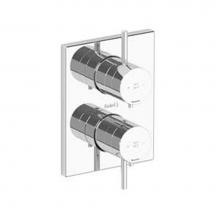 Riobel PATQ83C - 3/4'' high performance Type T/P (thermostatic/pressure balance) coaxial complete valve