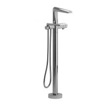 Riobel PB39C-EX - 2-way Type T (thermostatic) coaxial floor-mount tub filler with hand shower