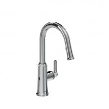 Riobel TTRD111C - Trattoria™ Pull-Down Touchless Kitchen Faucet With C-Spout