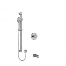 Riobel KIT1244GN+C - 1/2'' 2-way Type T/P (thermostatic/pressure balance) coaxial system with spout and hand