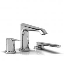 Riobel VY10C - 3-piece deck-mount tub filler with handshower