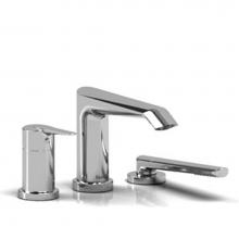 Riobel TVY16C - 3-piece Type P (pressure balance) deck-mount tub filler with Handshower trim