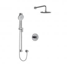 Riobel KIT323RUTM+KNC-SPEX - Type T/P (thermostatic/pressure balance) 1/2'' coaxial 2-way system with hand shower and