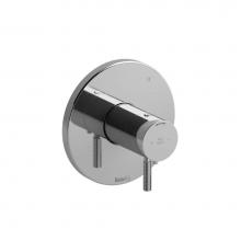 Riobel RUTM47KNC - 3-way no share Type T/P (thermostatic/pressure balance) coaxial complete valve