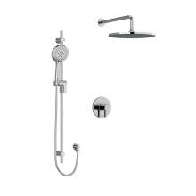 Riobel KIT5423C - Type T/P (thermostatic/pressure balance) 1/2'' coaxial 2-way system with hand shower and