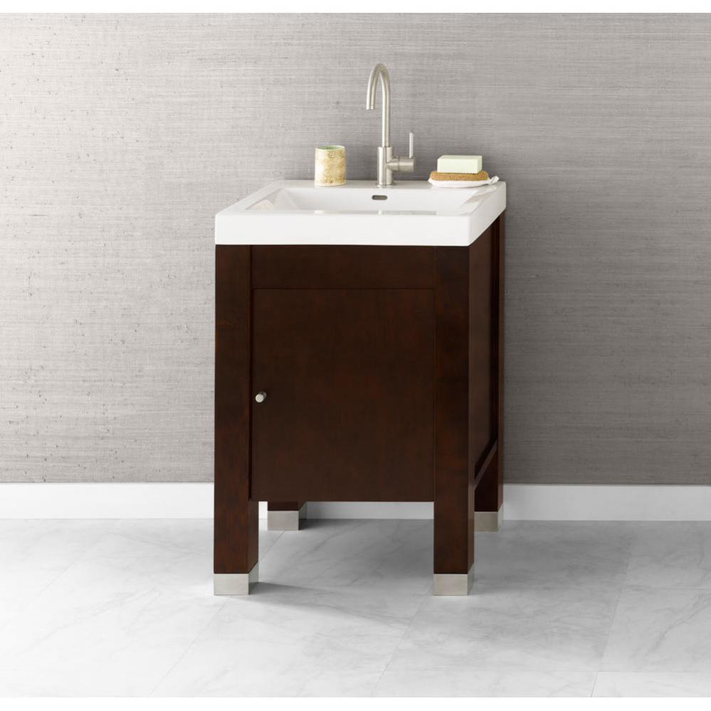 23'' Devon Bathroom Vanity Base Cabinet in Vintage Walnut