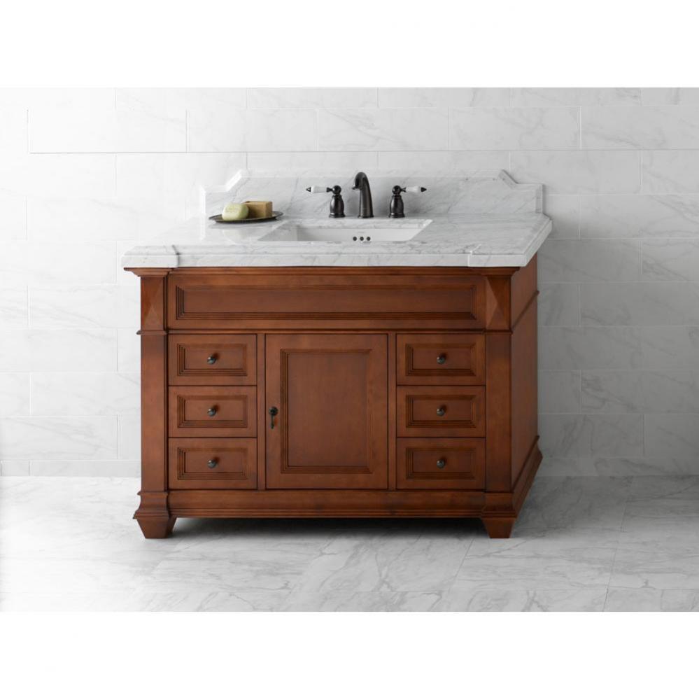 48'' Torino Bathroom Vanity Cabinet Base in Colonial Cherry