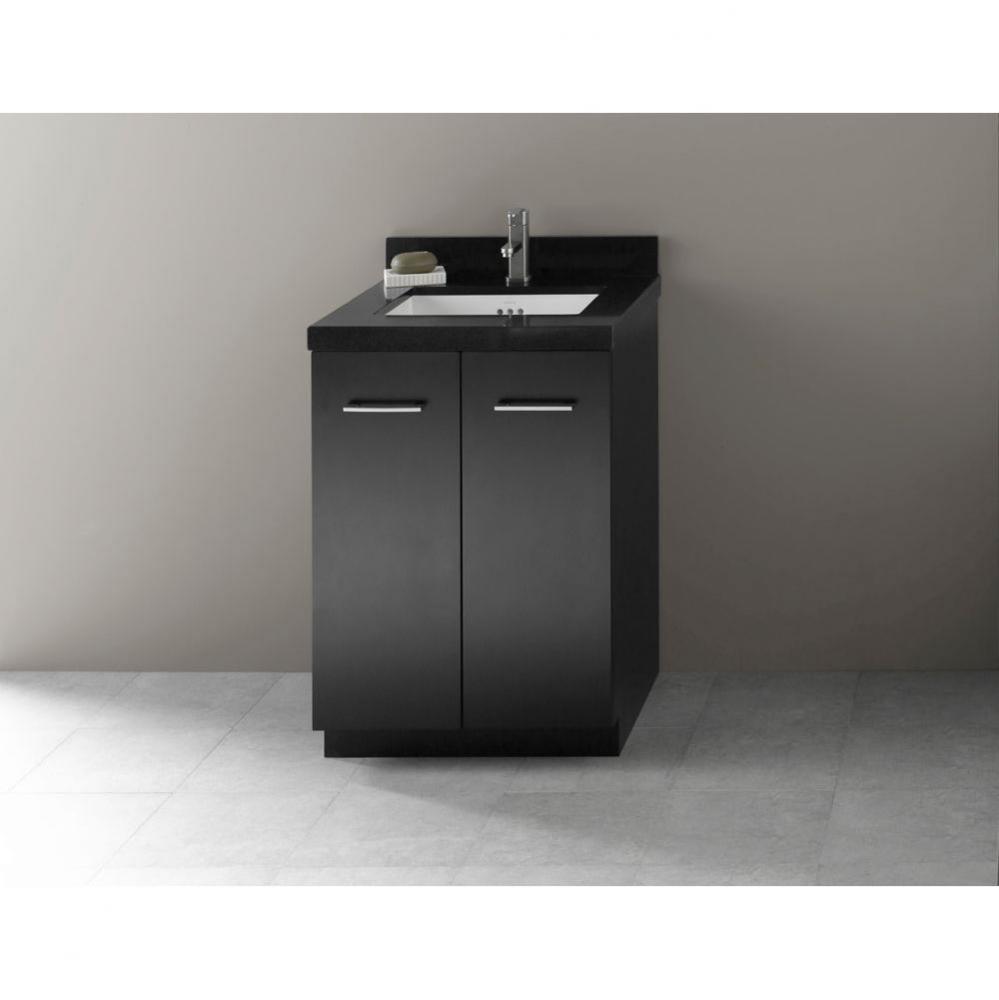 24'' Arden Eco-Friendly Bathroom Vanity Cabinet Base in Black