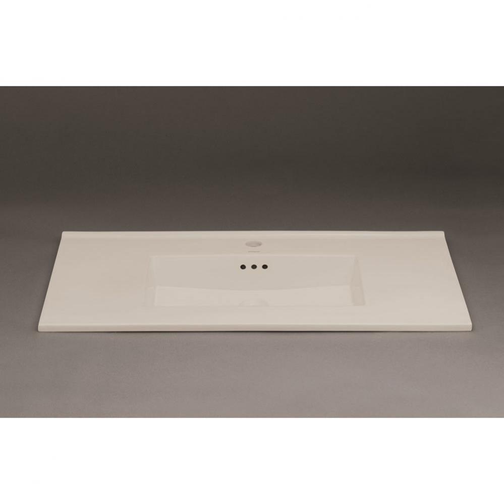 37'' Larisa™ Ceramic Sinktop with Single Faucet Hole in White