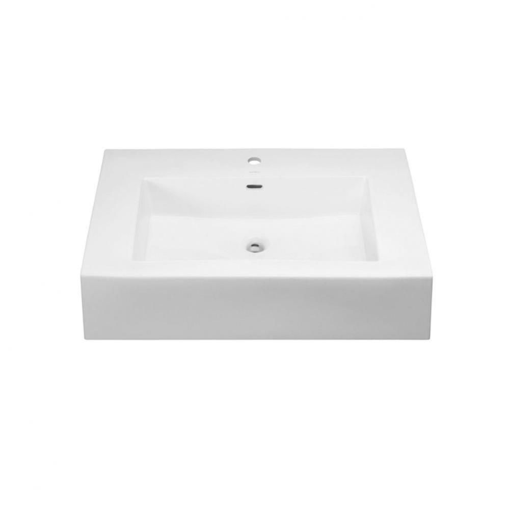 32'' Prominent™ Ceramic Sinktop with Single Faucet Hole in White