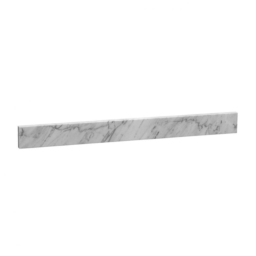 21'' x 3'' Marble Sidesplash in Carrara White