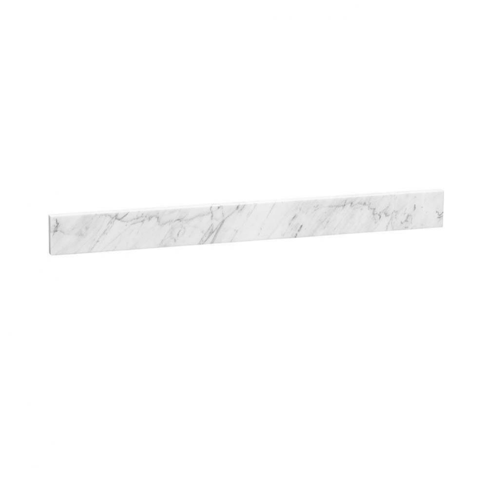 31'' x 3'' Marble Backsplash in Carrara White