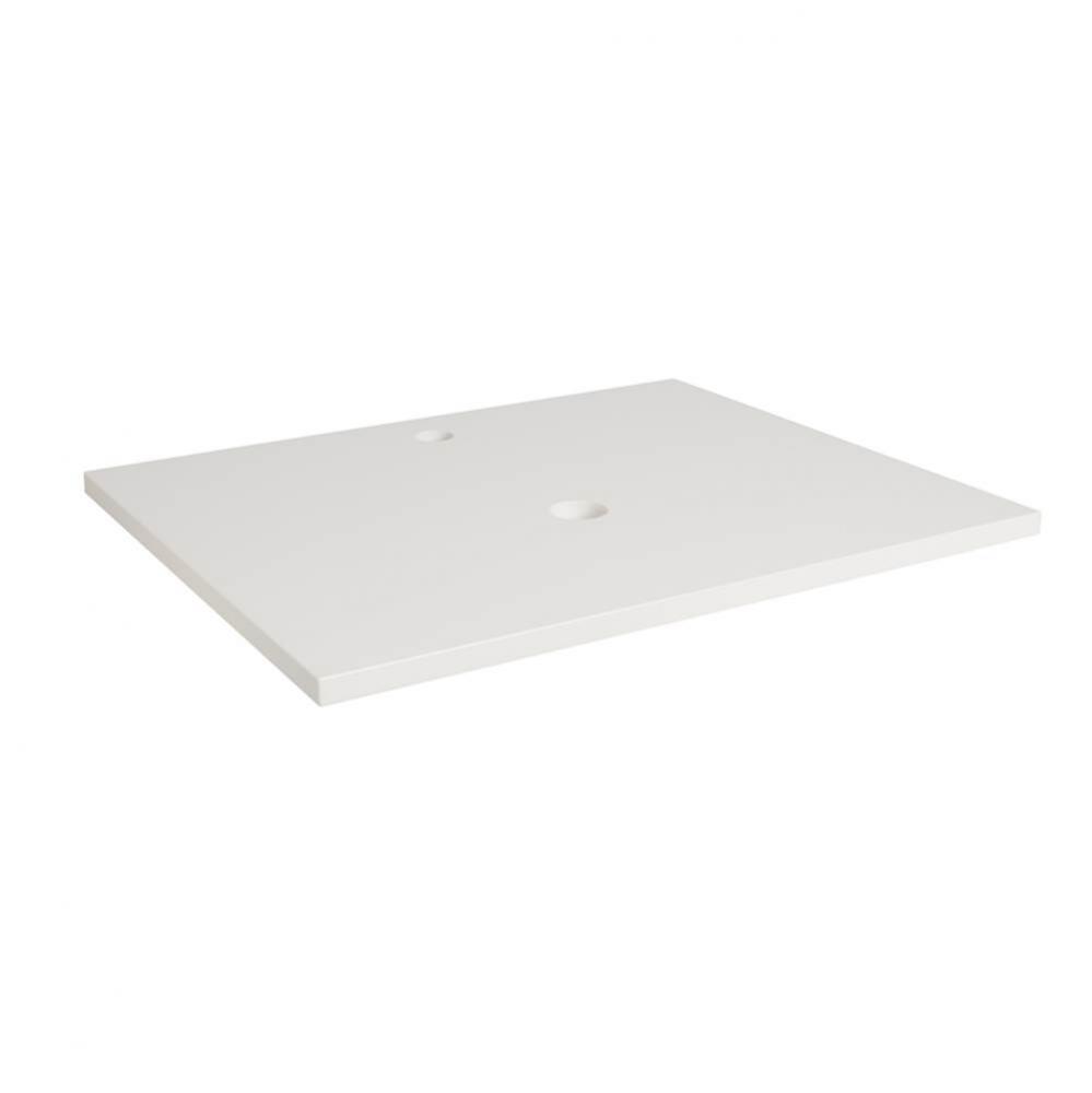 24'' x 19'' TechStone™  Vanity Top in Solid White - 3/4'' Thick