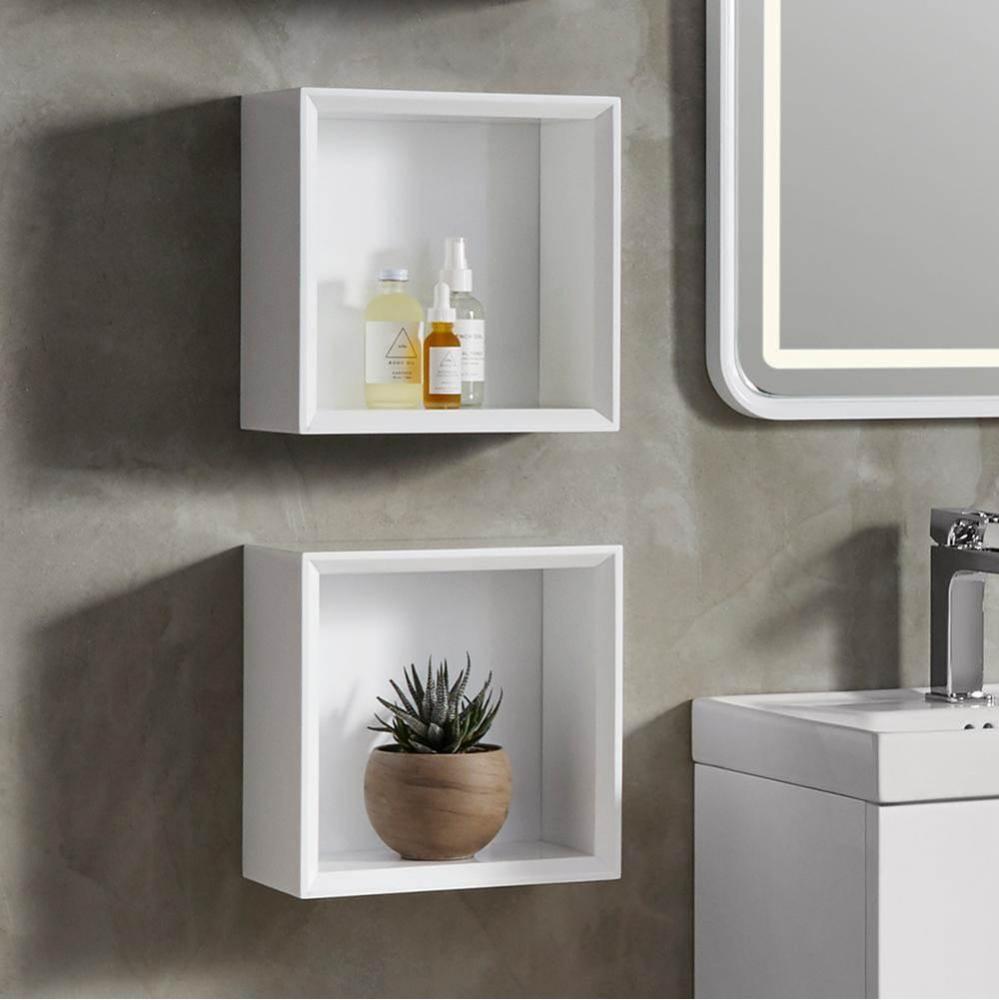 Celeste Wall Box in White