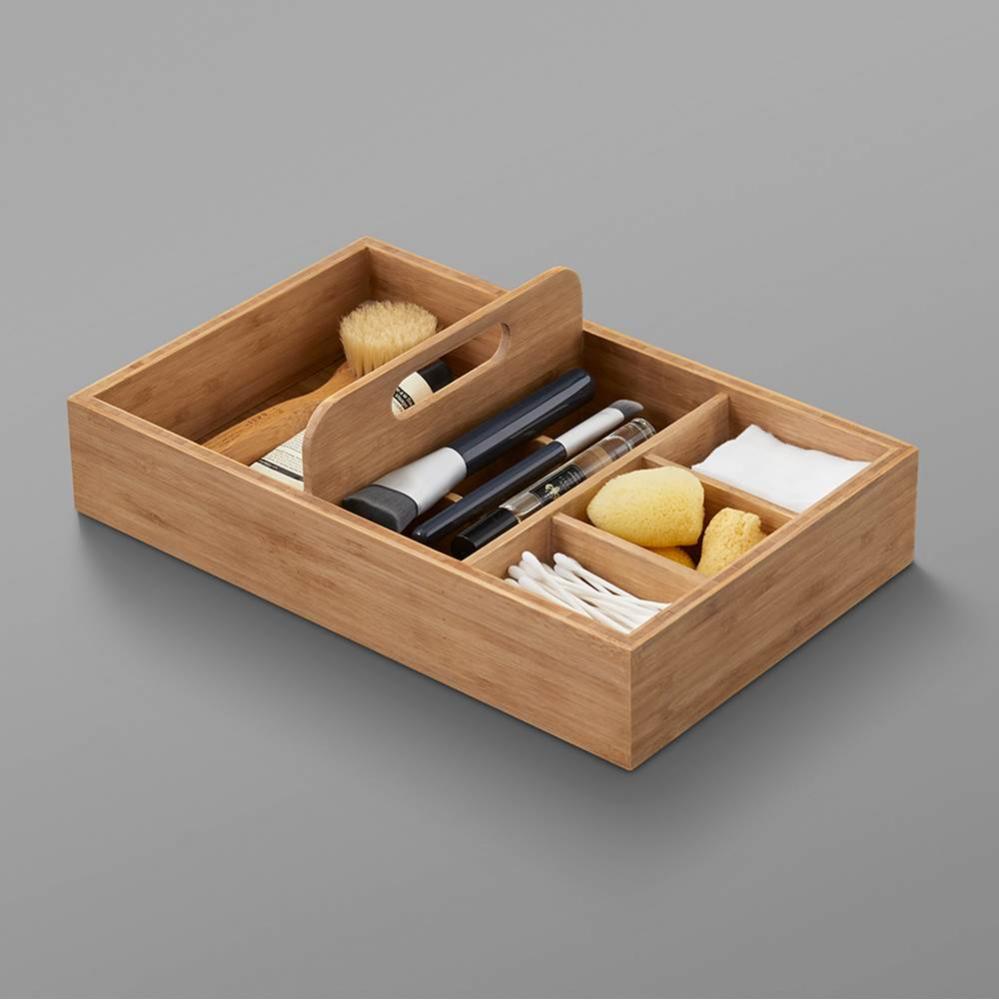 Makeup Tray in Light Bamboo