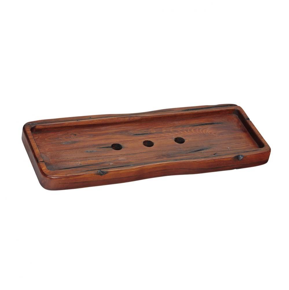 Solid Wood Soap Tray in Reclaimed Pine