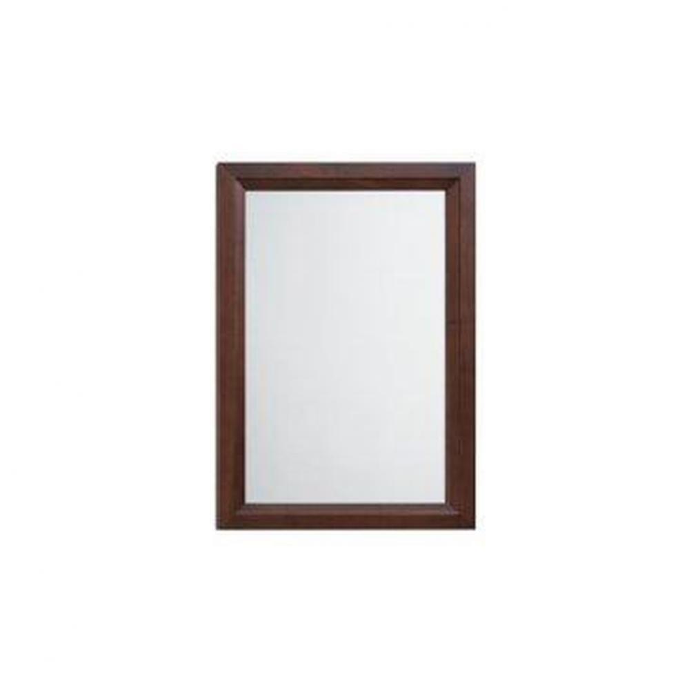 24'' Reuben Transitional Solid Wood Framed Bathroom Mirror in Ocean Gray