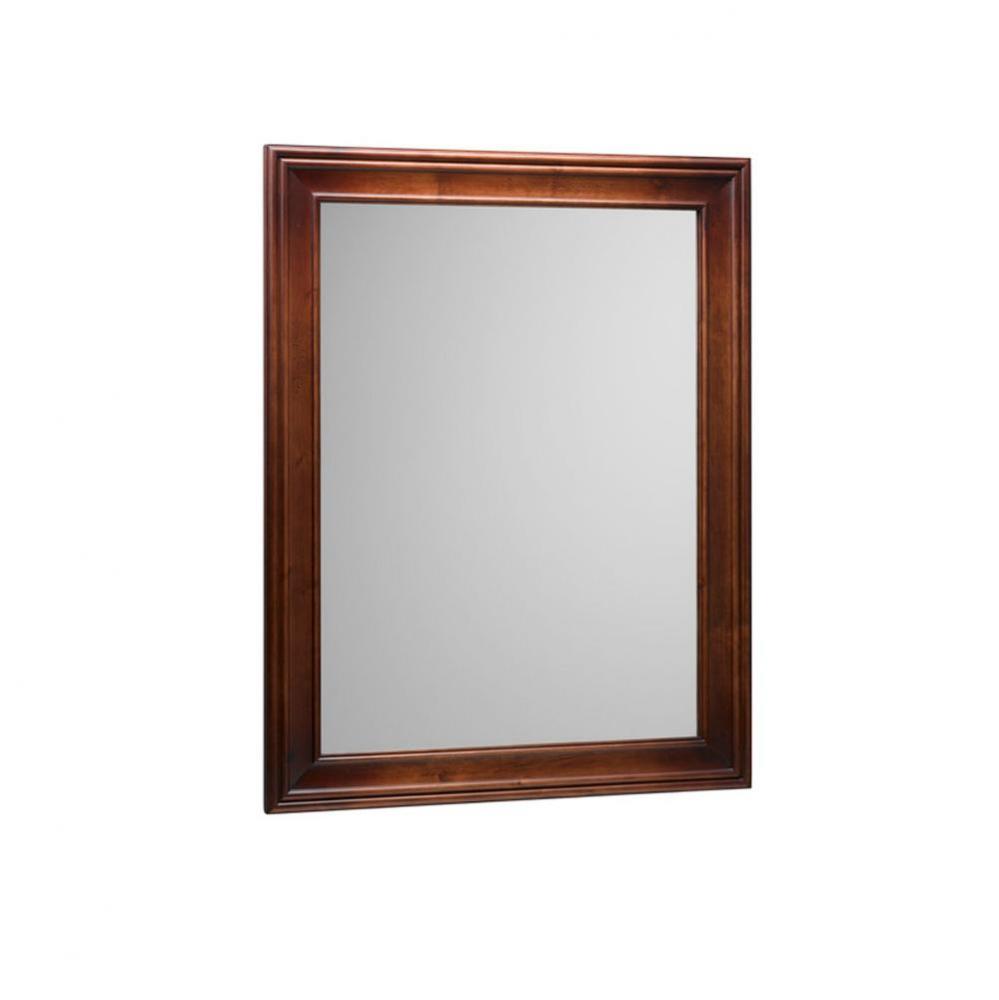 27'' William Traditional Solid Wood Framed Bathroom Mirror in Colonial Cherry