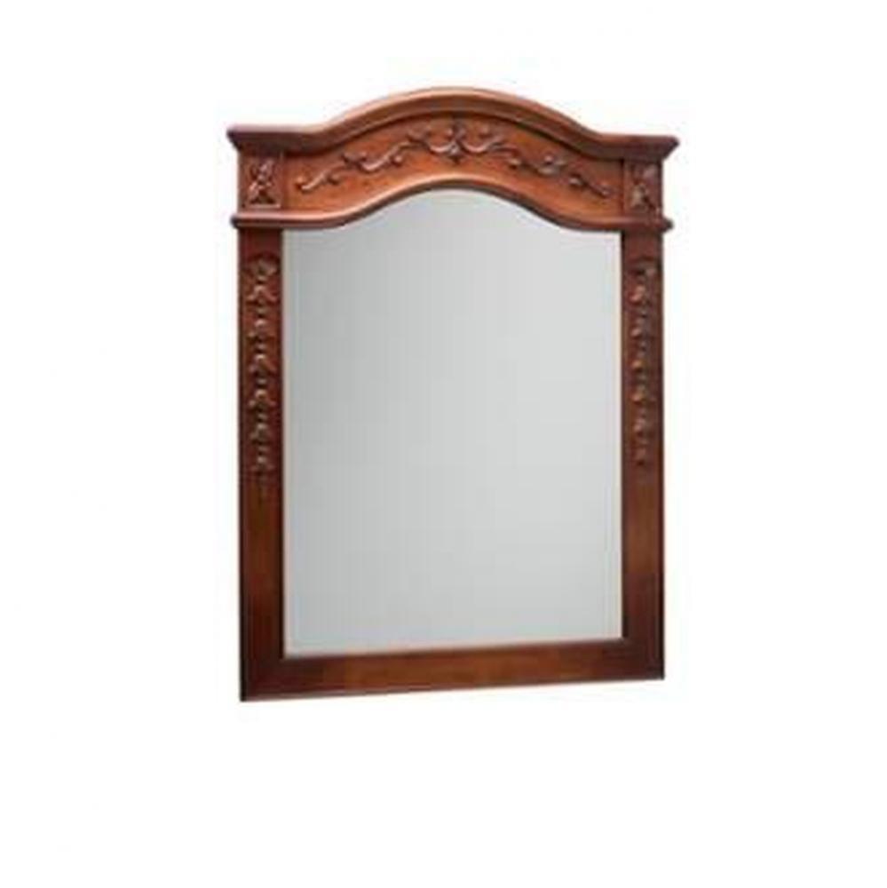 24'' Bordeaux Traditional Solid Wood Framed Bathroom Mirror in Colonial Cherry