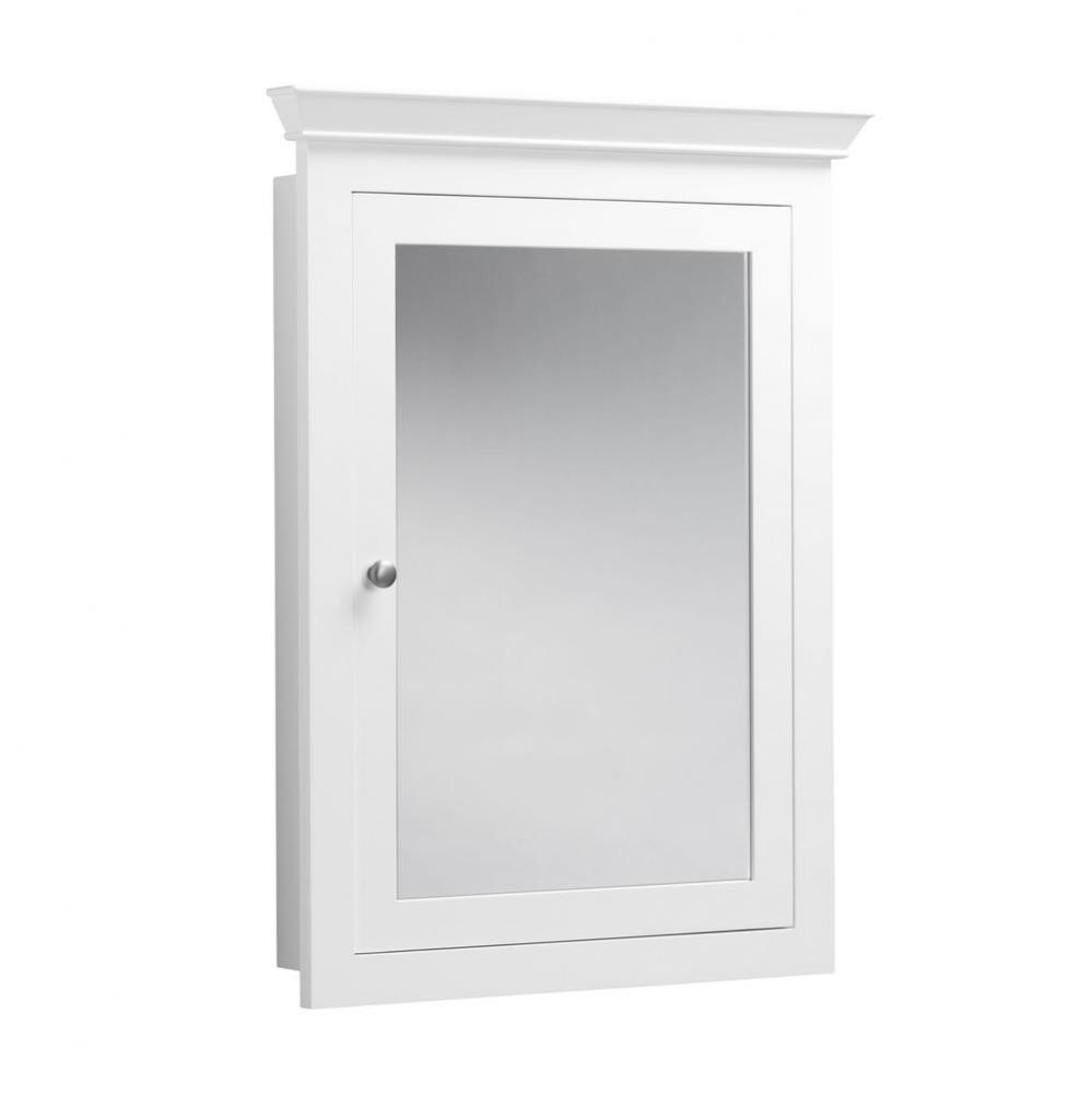 26'' Tristan Transitional Solid Wood Framed Medicine Cabinet in Café Walnut