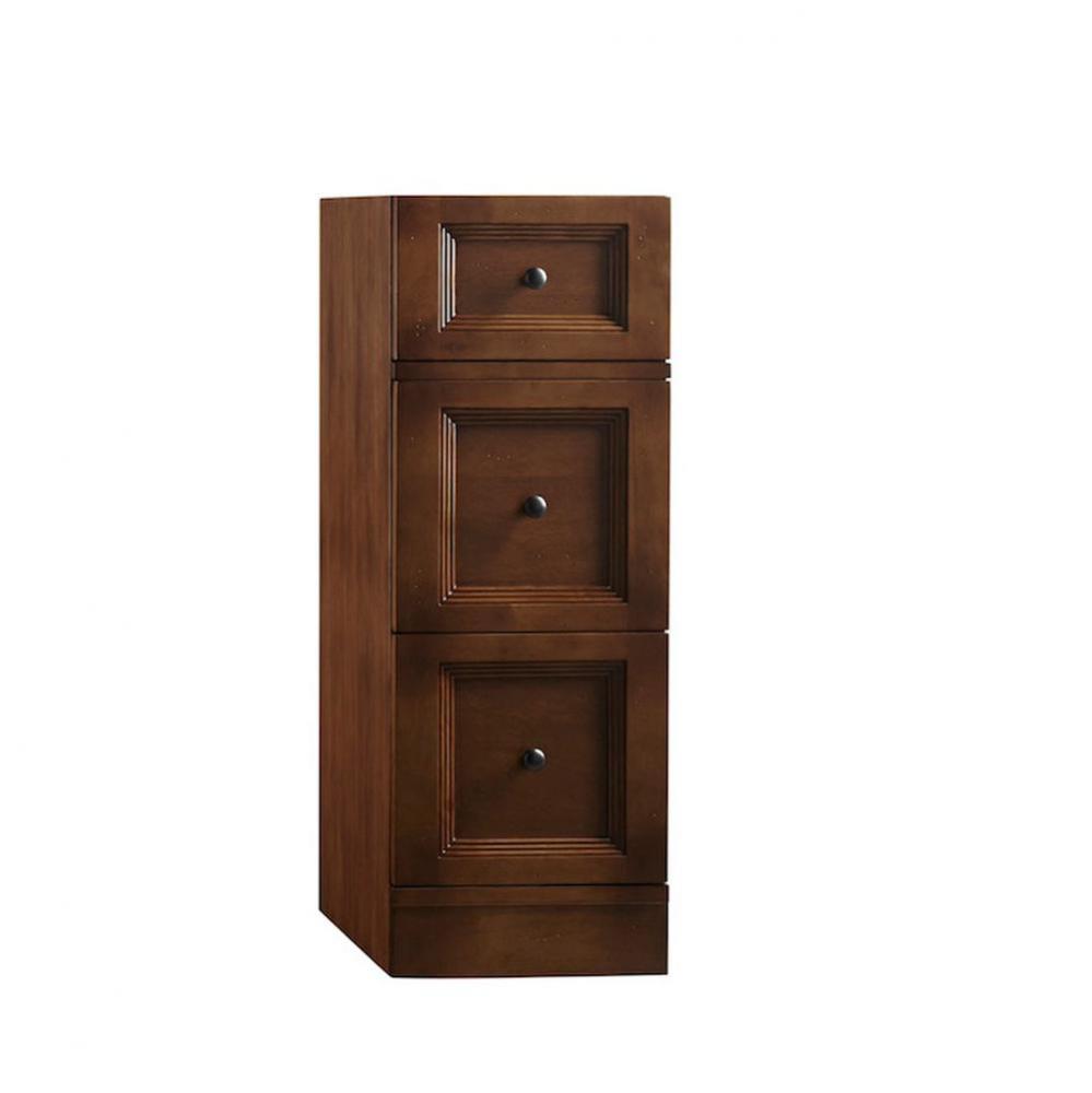 12'' Marcello Freestanding Bathroom Storage Drawer Bank in Colonial Cherry