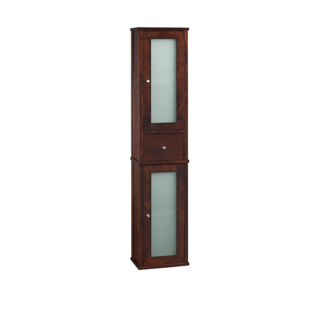 55'' Tall Cole Bathroom Wall Cabinet in Vintage Walnut