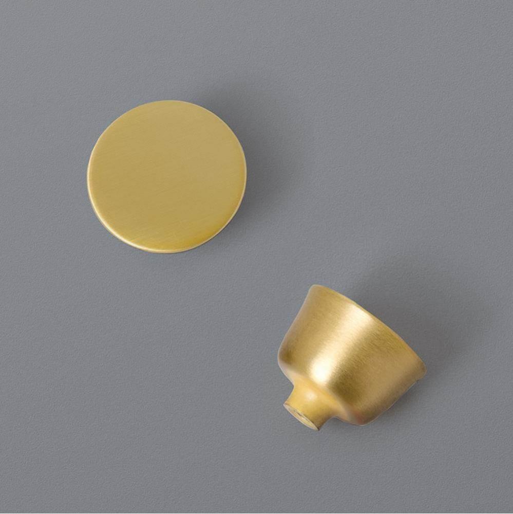 Aravo Solutions Round Knob in Brushed Nickel