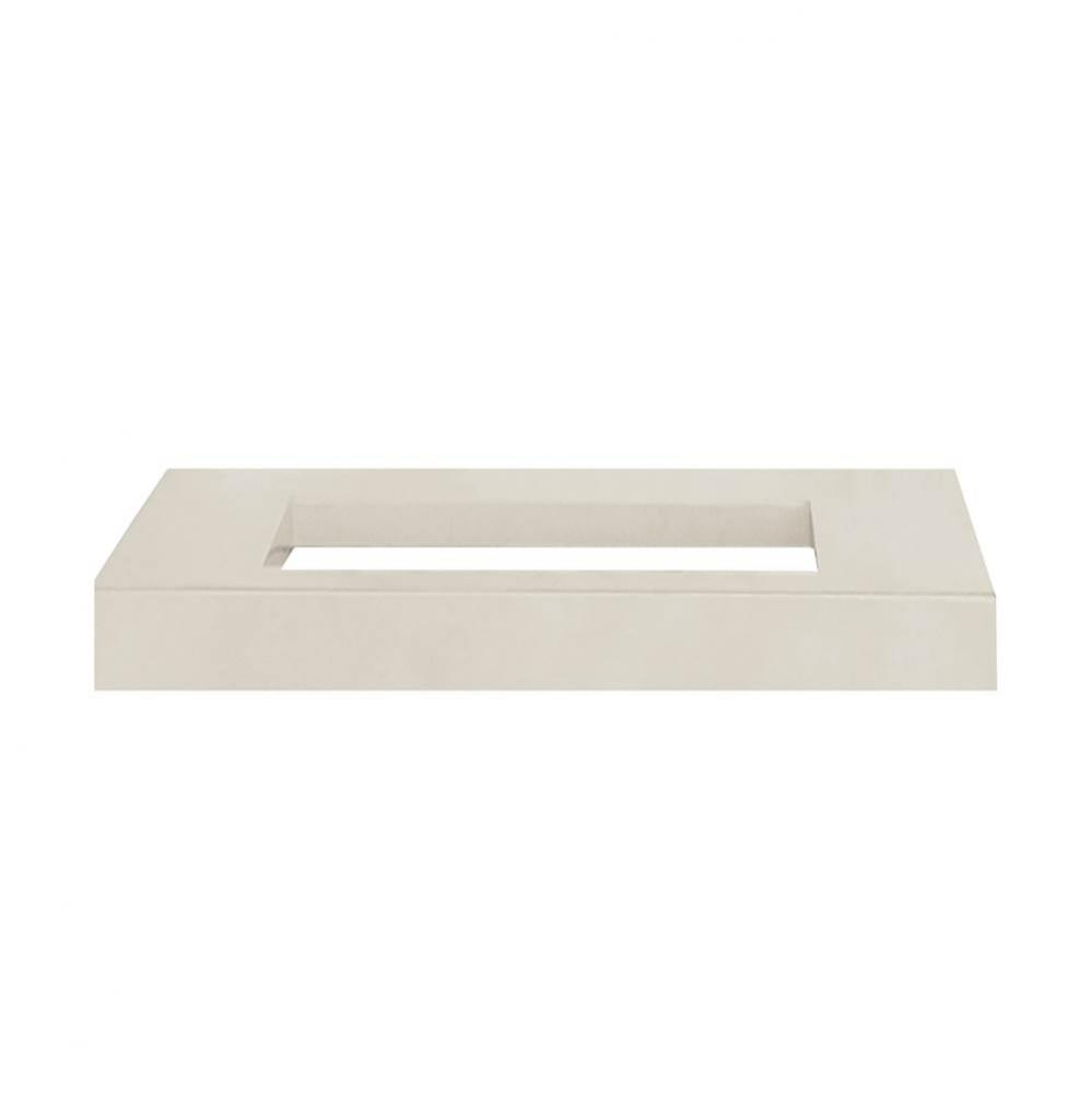 Brit - 27'' wide white wideappeal vanity top -Wide White Techstone