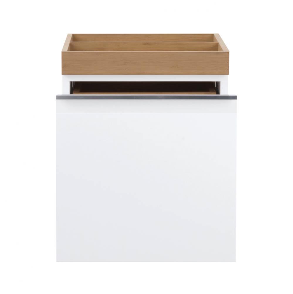 15'' Free Wall-Hung Cabinet - White