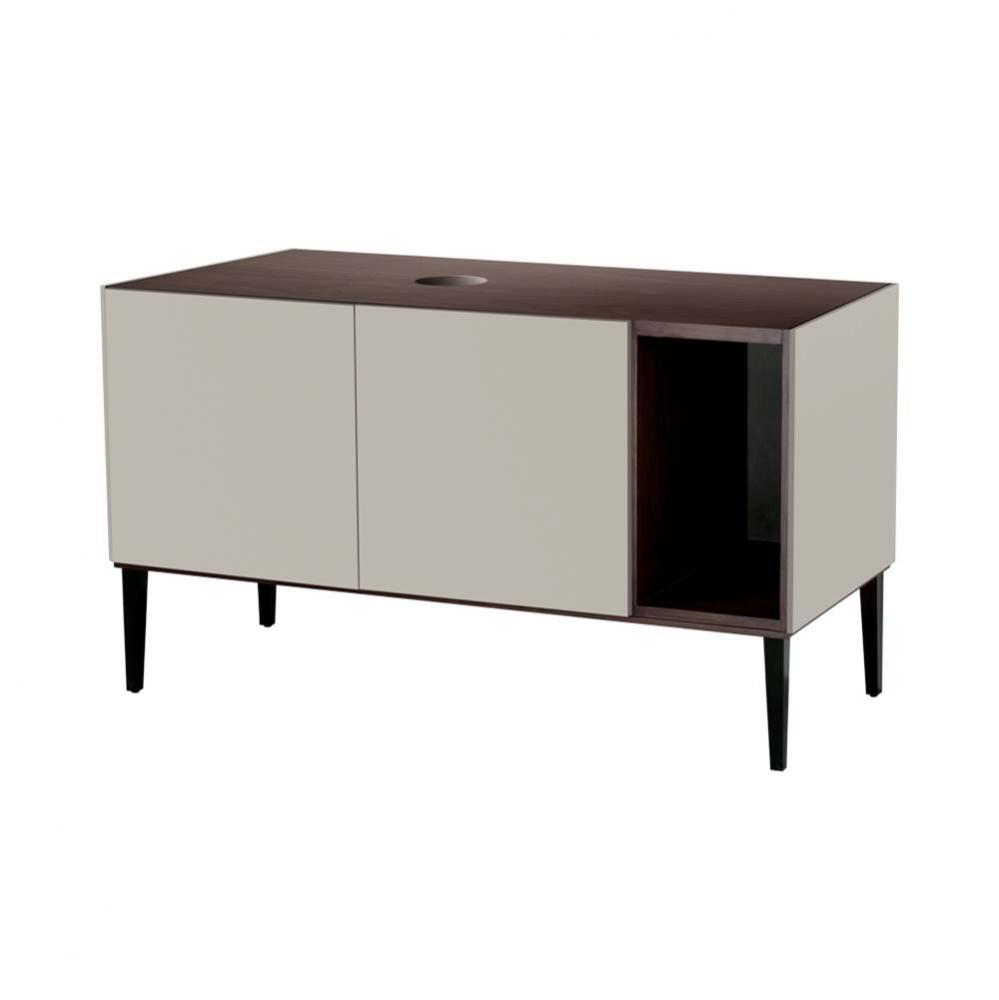 51'' Noce Bathroom Vanity Base - Sabbia Beige