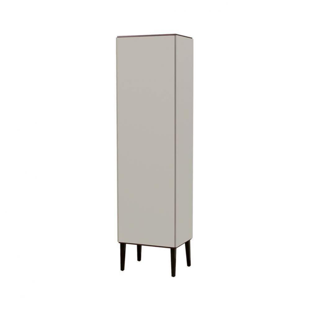 74'' Noce Tall Side Cabinet-Floor Standing - Sabbia Beige