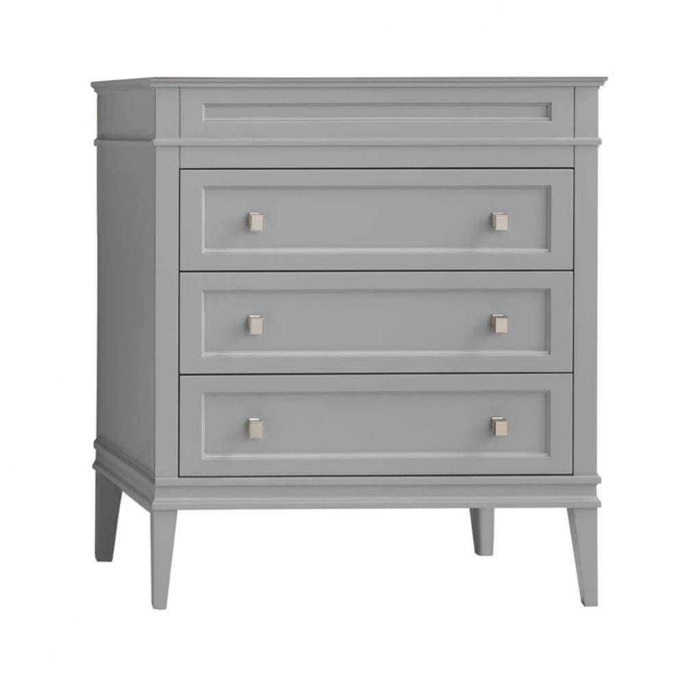 30'' Laurel  Bathroom Vanity Cabinet Base in Empire Gray