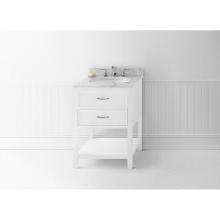 Ronbow 052724-W01 - 24'' Newcastle Bathroom Vanity Cabinet Base in White