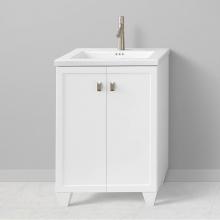 Ronbow 059324-1-W01 - 24'' Aravo Solutions Vanity with Cube Leg in White