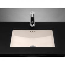 Ronbow 200521-BI - 19'' Essence Rectangular Ceramic Undermount Bathroom Sink in Biscuit