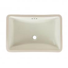 Ronbow 200532-BI - 20'' Restyle Rectangular Ceramic Undermount Bathroom Sink in Biscuit