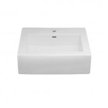 Ronbow 217724-1-WH - 24'' Prominent™  Ceramic Sinktop with Single Faucet Hole in White