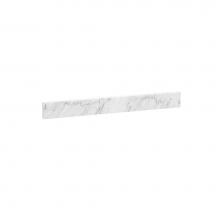 Ronbow 310125-CW - 25'' x 3'' Marble Backsplash in Carrara White