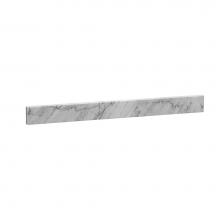 Ronbow 310161-CW - 61'' x 3'' Marble Backsplash in Carrara White
