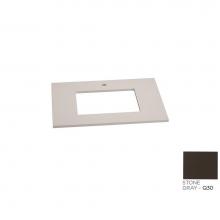 Ronbow 362225-1-Q30 - 25'' x 22'' TechStone™ Vanity Top in Stone Gray - 3/4'' Thick