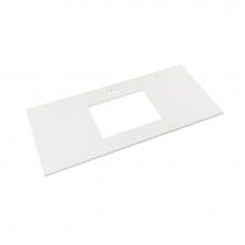 Ronbow 362249-1-Q28 - 49'' x 22'' TechStone™ Vanity Top in Wide White - 3/4'' Thick