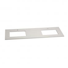 Ronbow 362261-1D-Q28 - 61'' x 22'' TechStone™  Vanity Top in Wide White - 3/4'' Thick