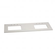 Ronbow 362261-8D-Q28 - 61'' x 22'' TechStone™  Vanity Top in Wide White - 3/4'' Thick