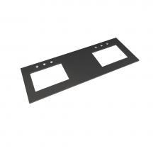 Ronbow 362261-8D-Q30 - 61'' x 22'' TechStone™  Vanity Top in Stone Gray - 3/4'' Thick