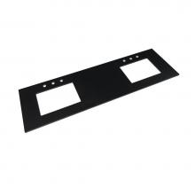 Ronbow 362273-8D-Q02 - 73'' x 22'' TechStone™  Vanity Top in Broad Black - 3/4'' Thick