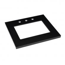 Ronbow 363331-8-Q02 - 31'' x 22'' TechStone™  WideAppeal™Vanity Top in Broad Black - 2'&apo